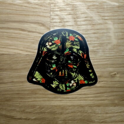Floral Darth Vader Sticker (#3 of 6)